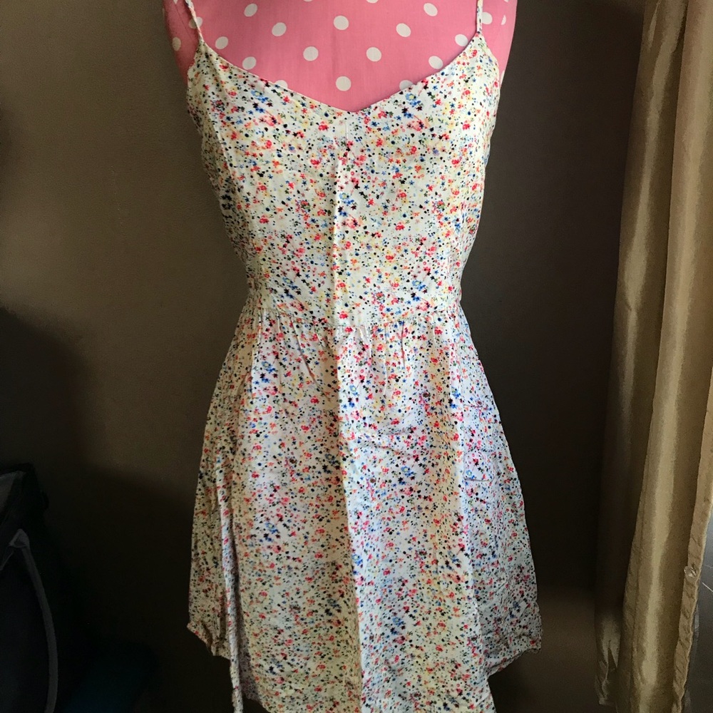 Floral Open Back Sundress
